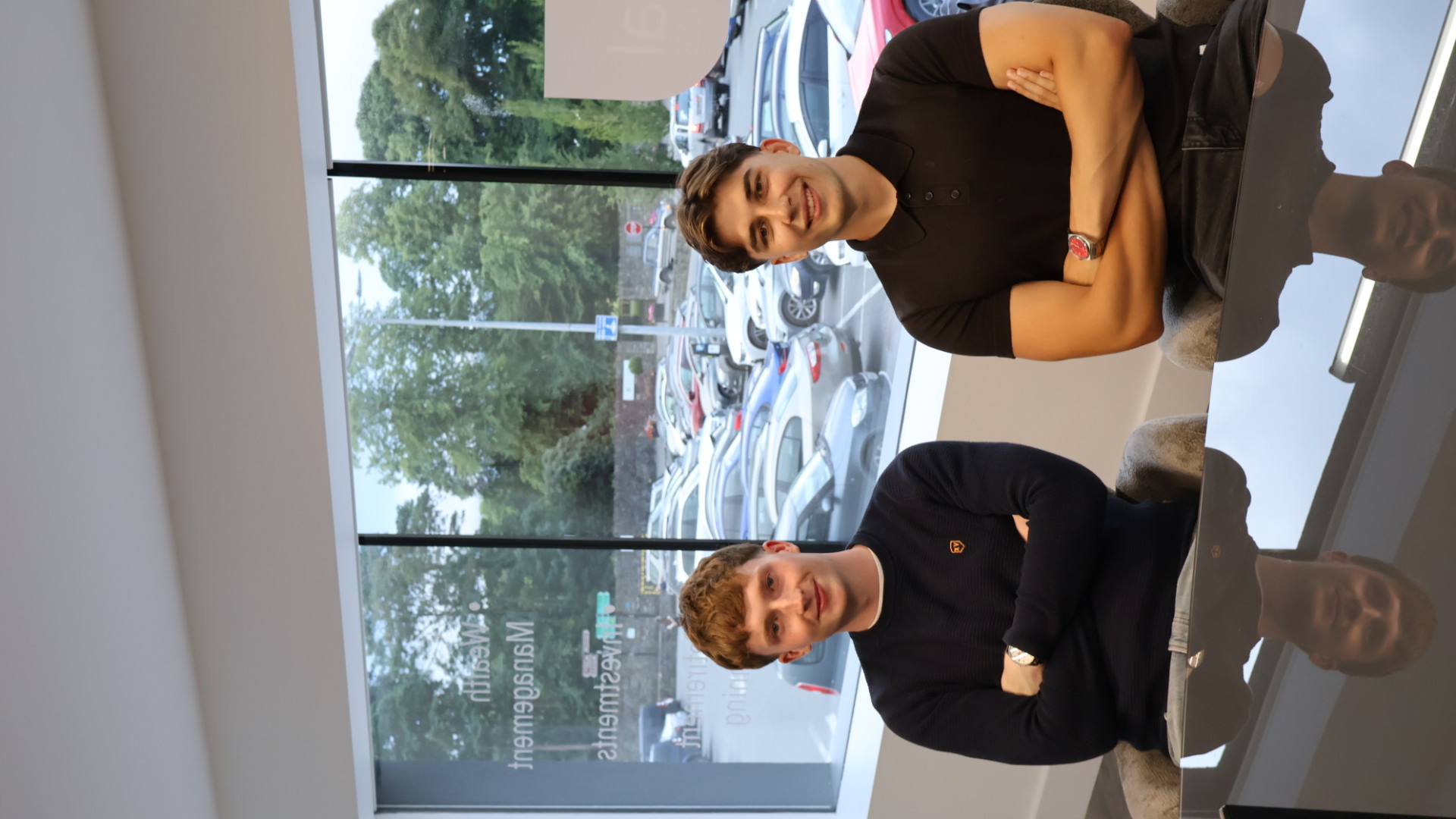 Keelan and Oran, founders of Green Growth Agency